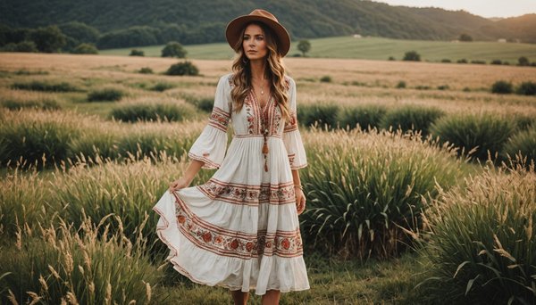 Embrassez l'élégance avec nos robes bohème champêtre chic